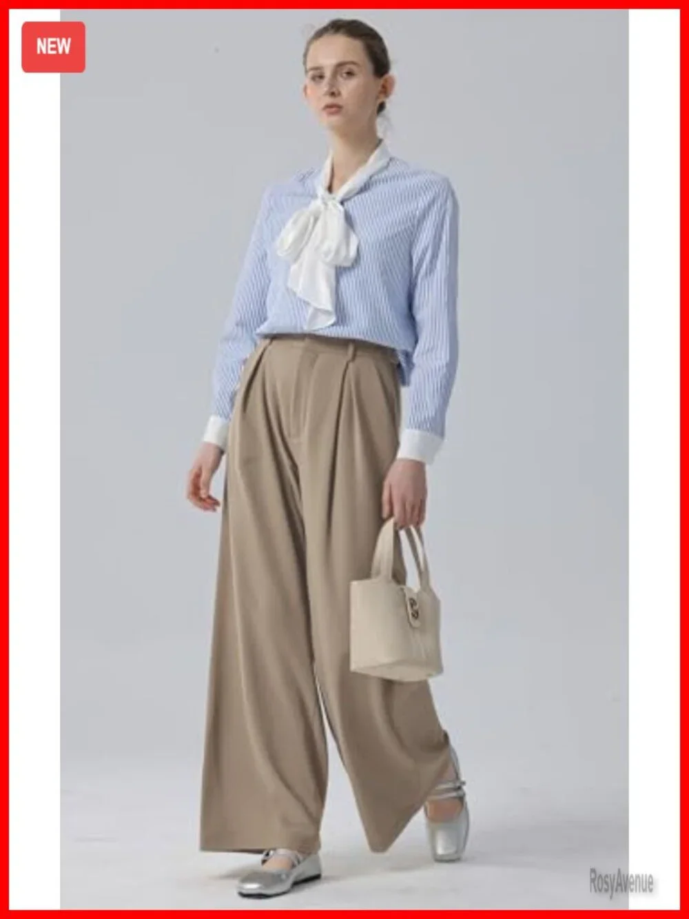 Women High Waist Wide Leg Palazzo Pants Trousers Cargo